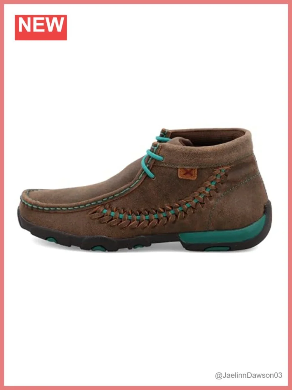 Women's Leather Driving Moc Boat Shoe Lace-Up